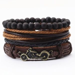 Mens Leather Bracelets Leather Bracelet Sets